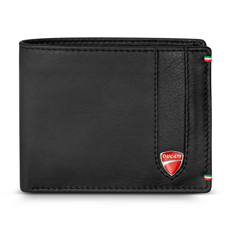 Ducati Formal Black Leather Wallet