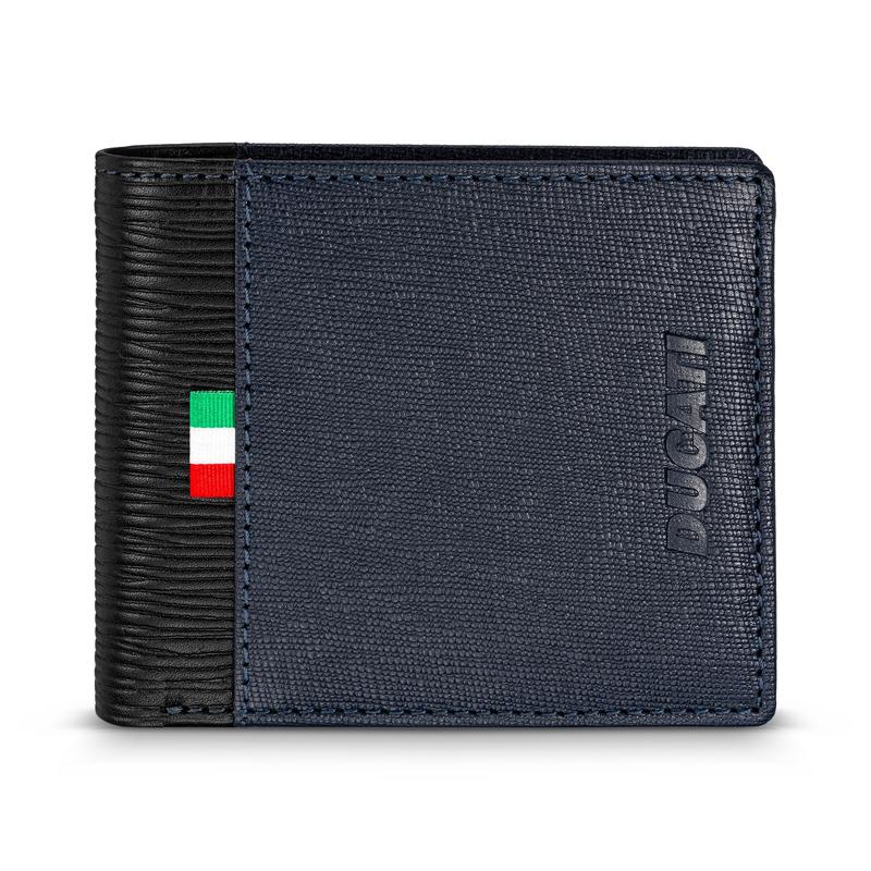 Ducati Rocco Black Leather Wallet