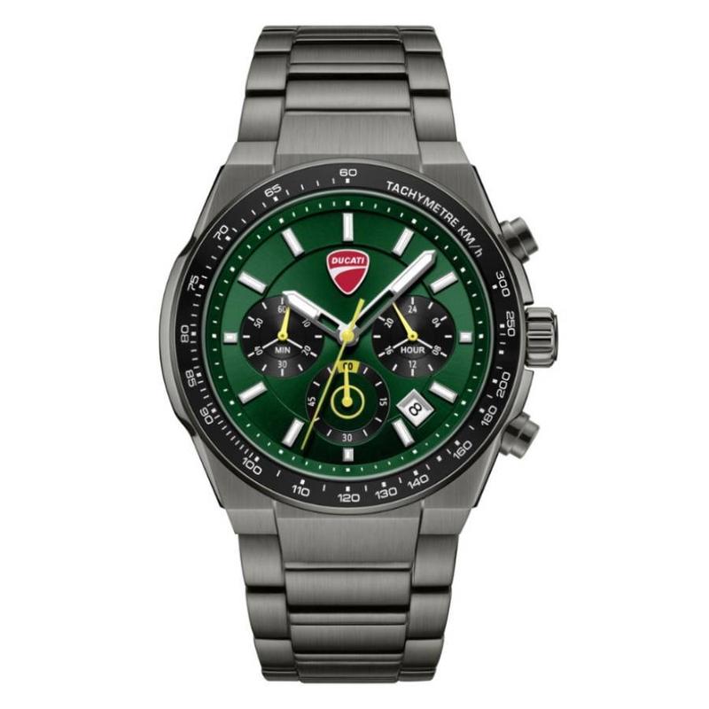 Ducati Supermotos Quartz Chronograph Watch Green Dial