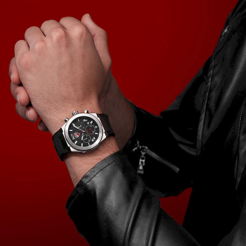 Ducati Corse Men's Quartz Black Dial 41mm Watch DTWGC0002004