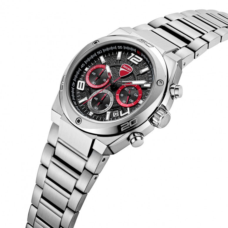 Ducati DT019 Chrono Men's Quartz Black Dial 44mm Watch