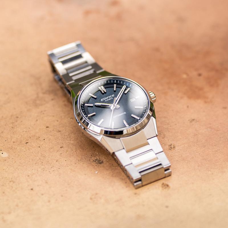 EDIFICE EFK-110D Automatic Watch Textured Dial Blue