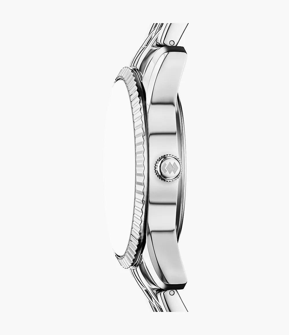 Fossil Scarlette Three-Hand Day-Date Stainless Steel Women's Watch