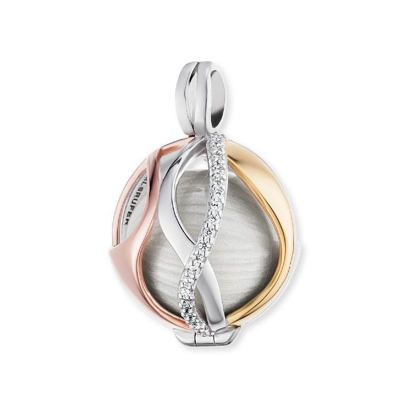 Engelsrufer 3T Paradise CZ Pearl Sound Ball Pendant