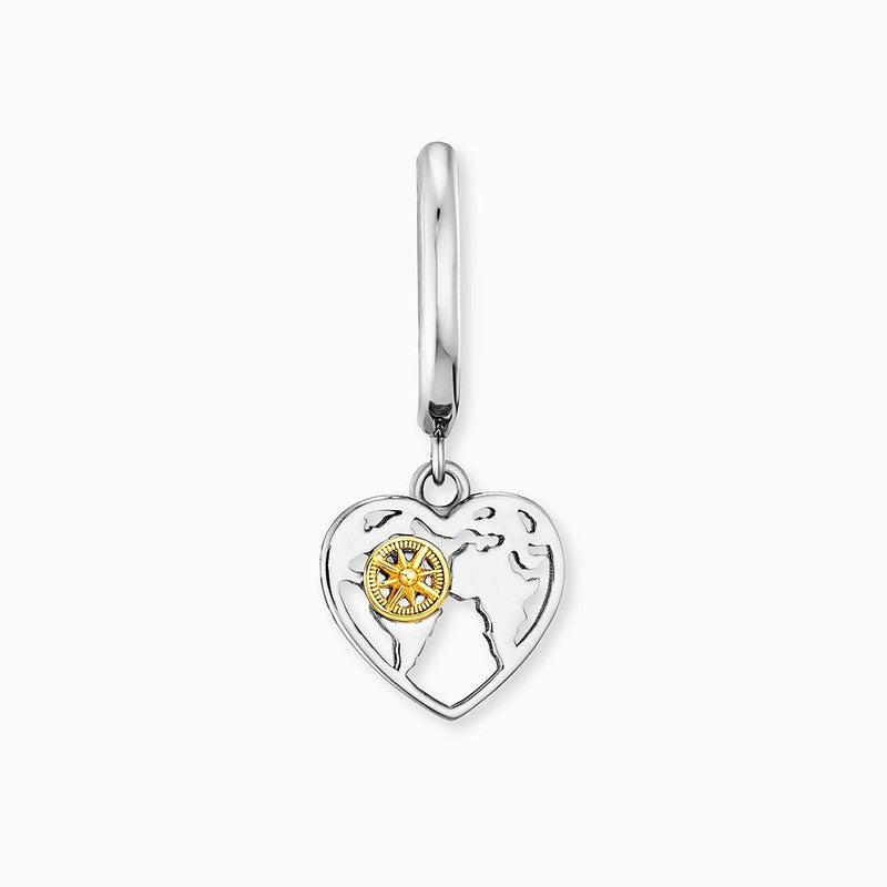 Engelsrufer Aloha Heart Hoop Earrings