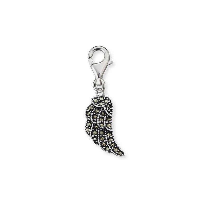 Engelsrufer Marcasite Wing Charm