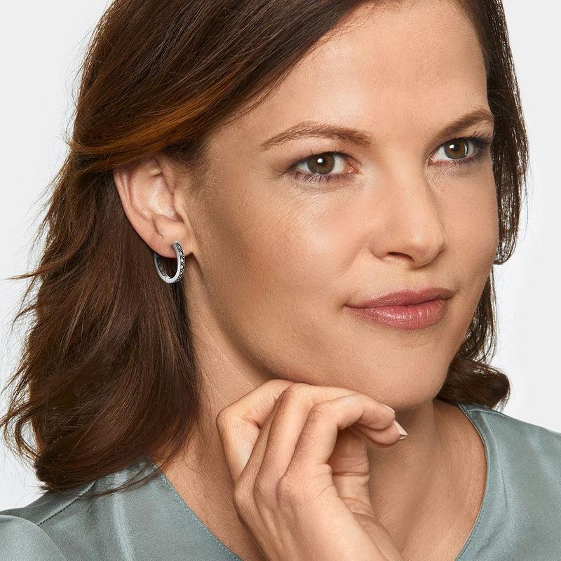 Engelsrufer Silver Rainbow With Multicoloured CZ Creole