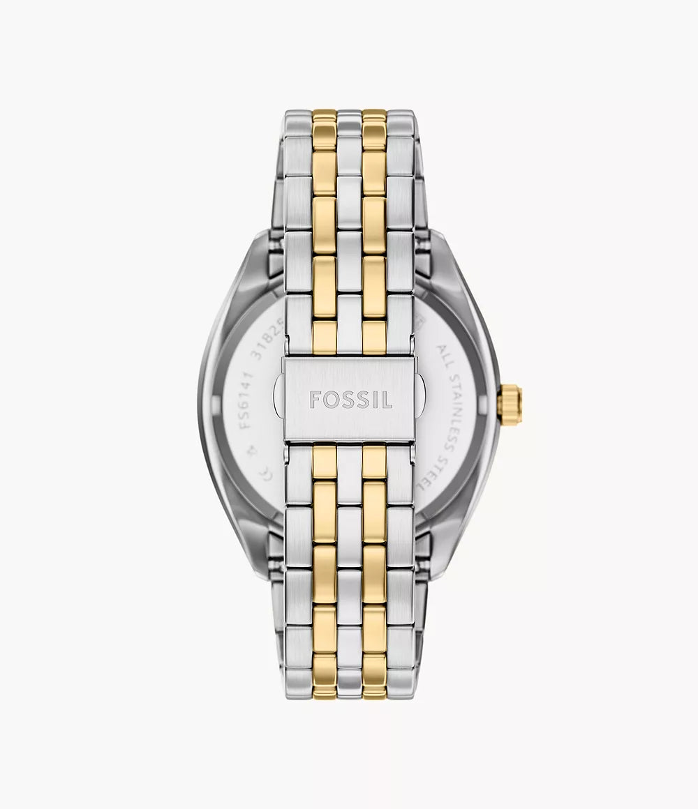Fossil Campbell Three Hand Stainless Steel Men's Watch
