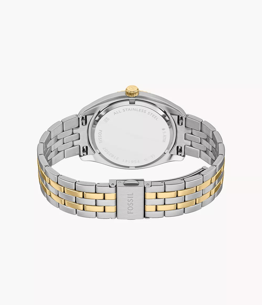 Fossil Campbell Three Hand Stainless Steel Men's Watch