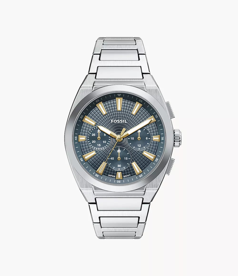 Fossil Everett Chronograph Stainless Steel Men's Watch