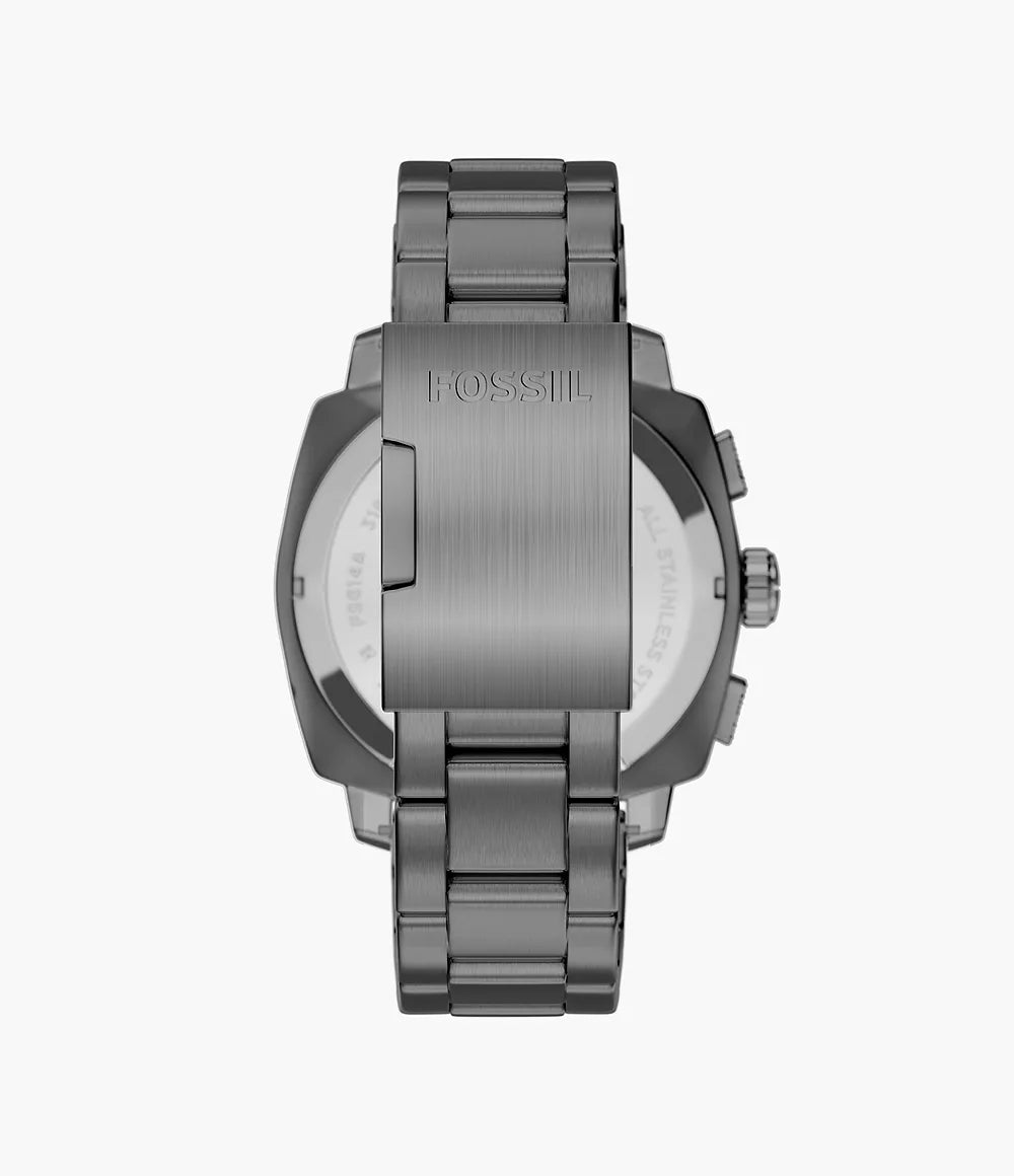 Fossil Machine Chronograph Smoke Stainless Steel Men's Watch