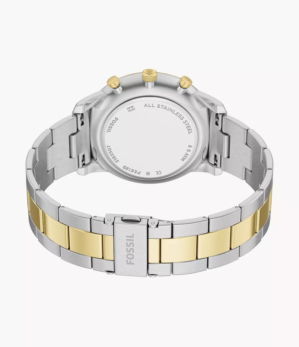 Fossil Neutra Chronograph Two-Tone Stainless Steel Men's Watch