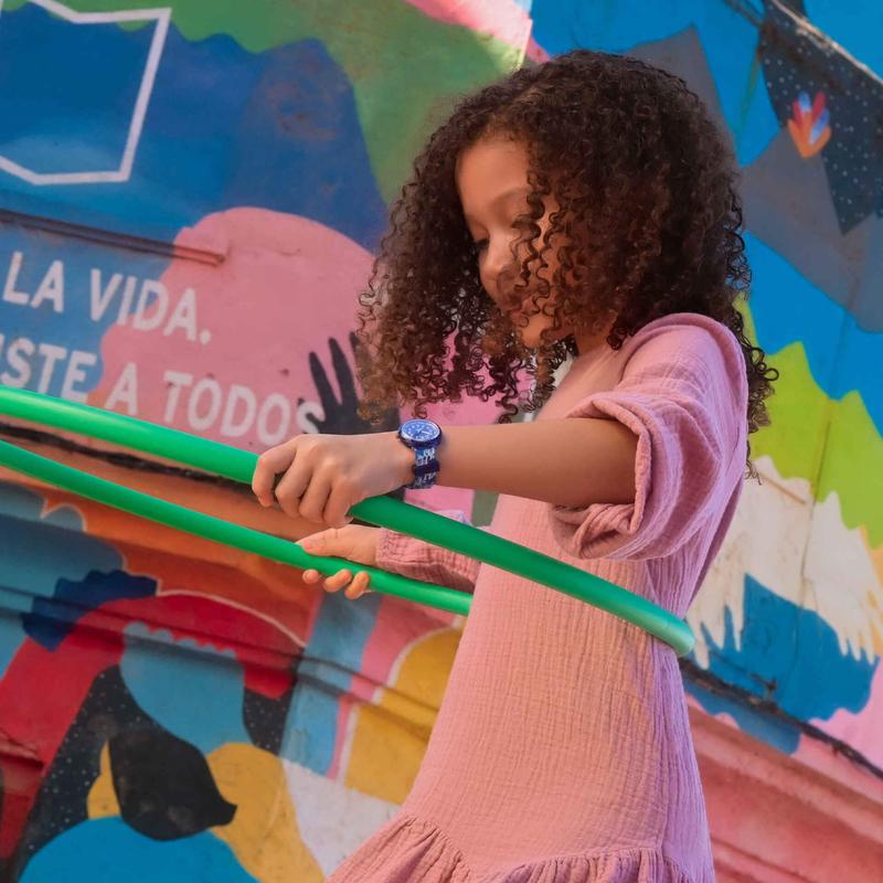 Flik Flak Braid in Blue Watch FPNP169