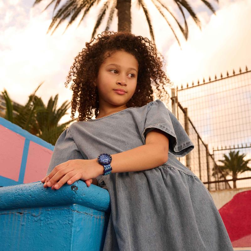 Flik Flak Criss Cross Watch FPSP076