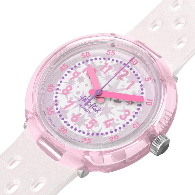 Flik Flak Fizz In Pearl Watch - FCNP007