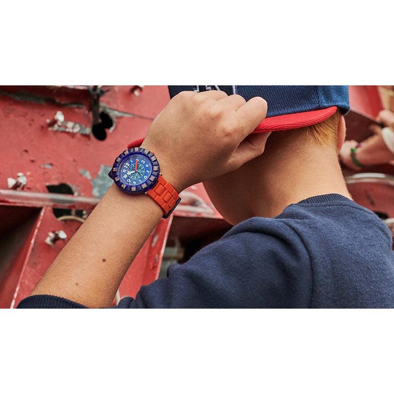 Flik Flak ORANGEBRICK Watch FCSP103