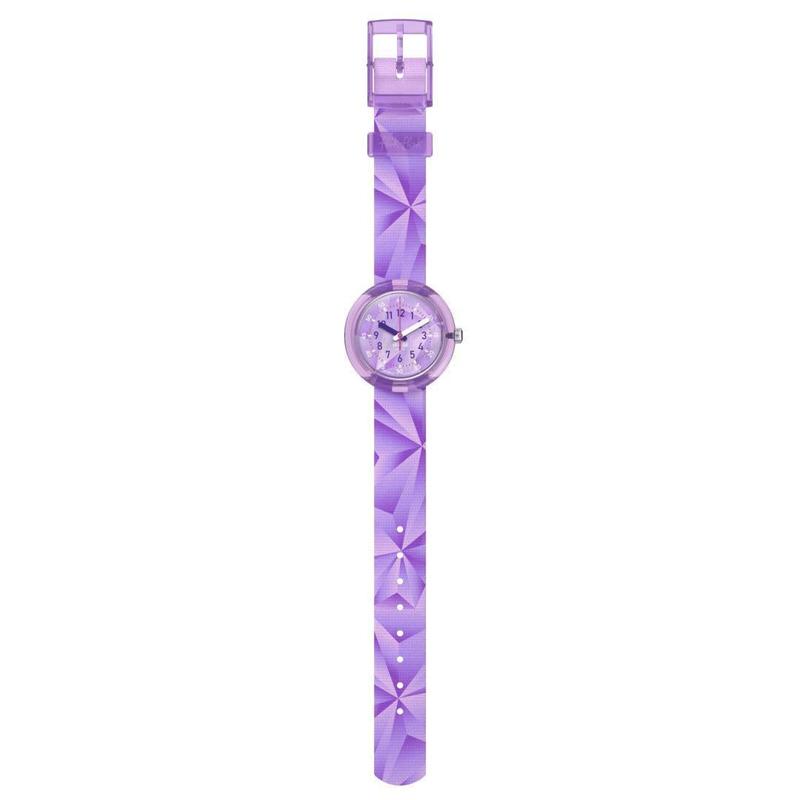 Flik Flak Purple Prism Watch FPNP167