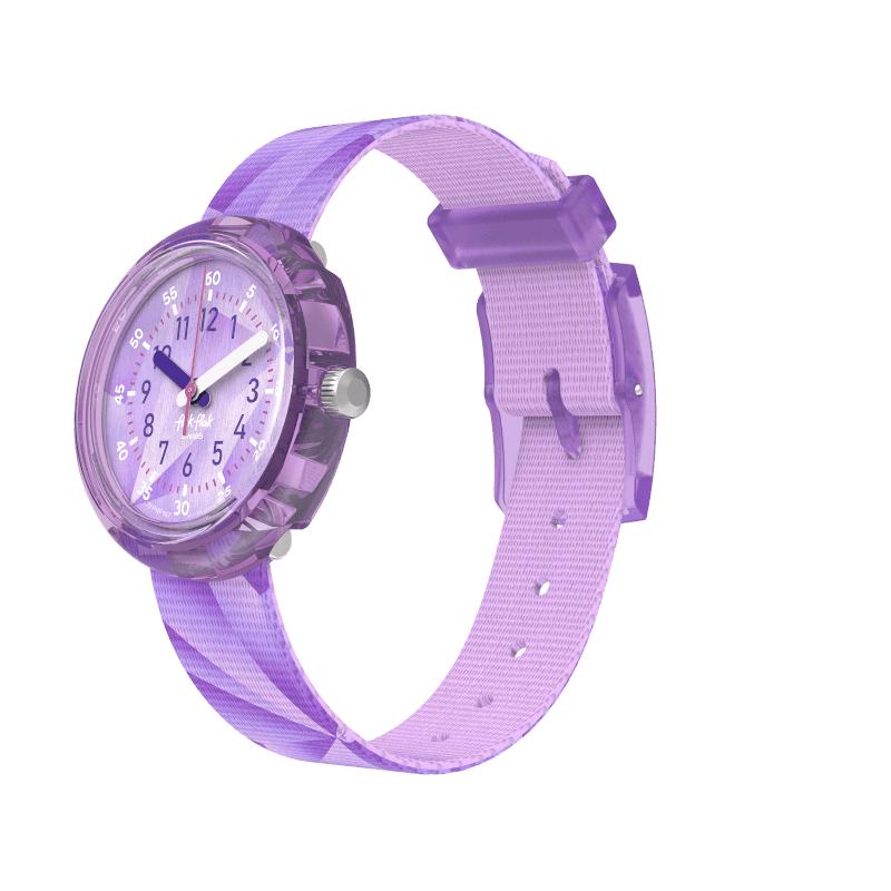 Flik Flak Purple Prism Watch FPNP167