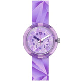 Flik Flak Purple Prism Watch FPNP167