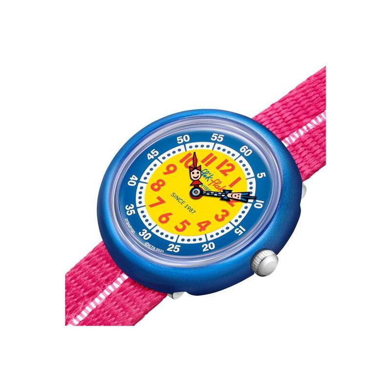 Flik Flak RETRO PINK Watch FBNP190