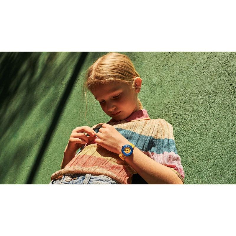 Flik Flak RETRO YELLOW Watch FBNP189