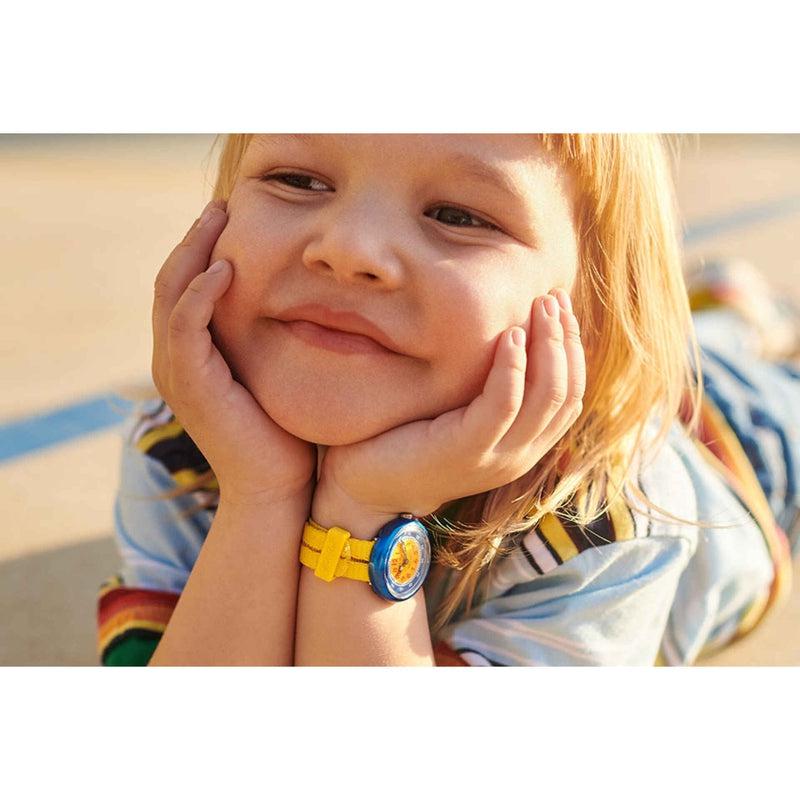 Flik Flak RETRO YELLOW Watch FBNP189