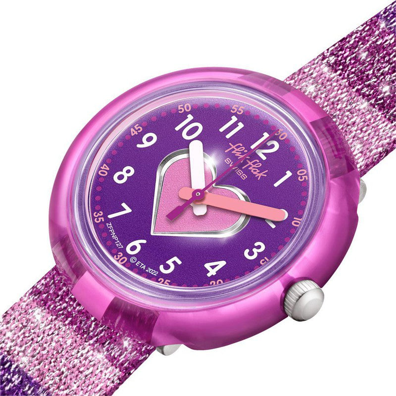 Flik Flak STRIPY GLITTER Watch FPNP127