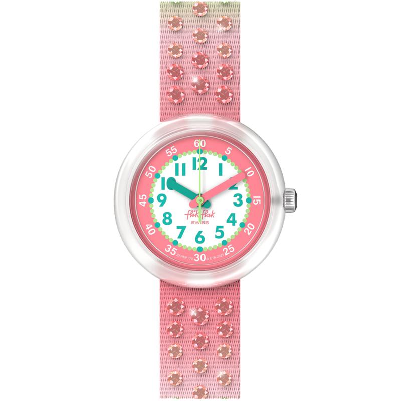Flik Flak Sparkly Melon Watch FPNP179