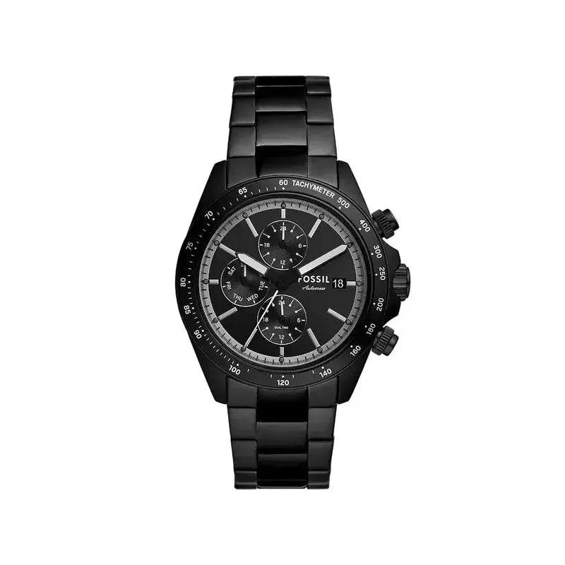 Fossil Autocross Multifunction Black Stainless Steel Men's Watch