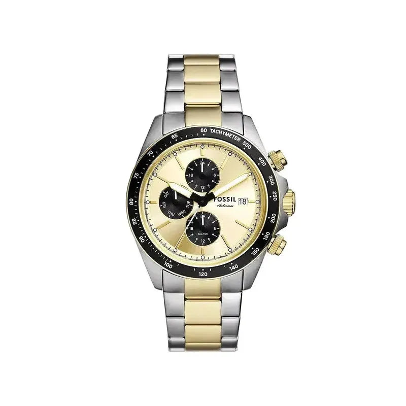 Fossil Autocross Multifunction Two-Tone Stainless Steel Men's Watch