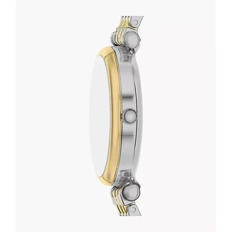 Fossil Carlie Mini Three-Hand Two-Tone Stainless Steel Women's Watch and Bracelet