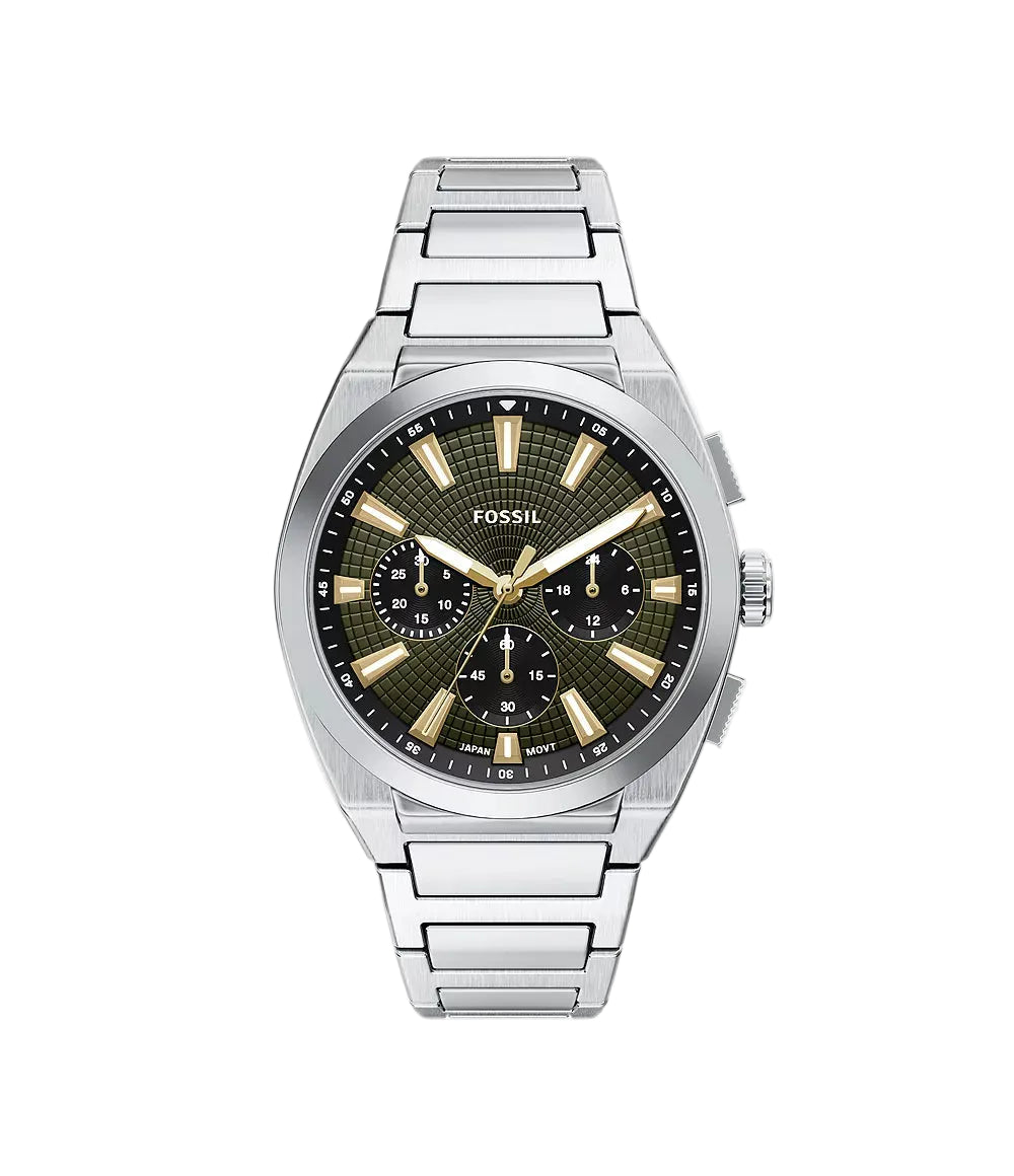 Fossil Everett Chronograph Stainless Steel Men's Watch