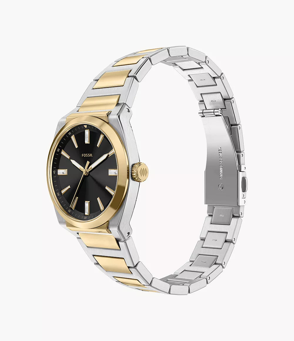 Fossil Everett Three-Hand Two-Tone Stainless Steel Women's Watch