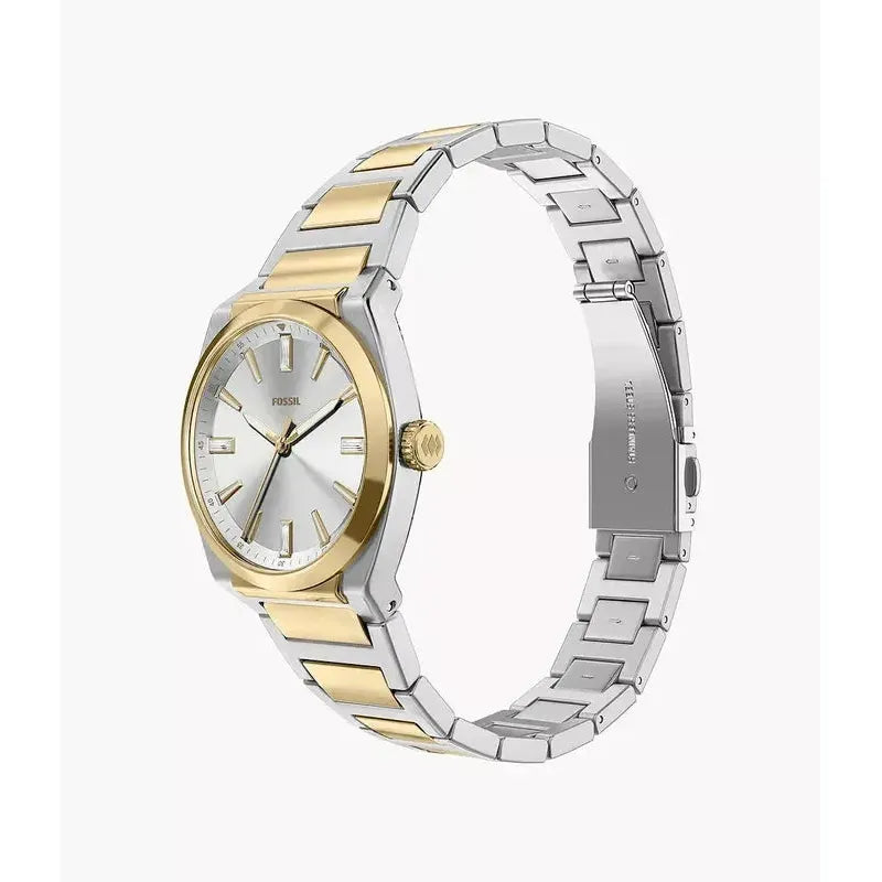 Fossil Everett Three-Hand Two-Tone Stainless Steel Women's Watch