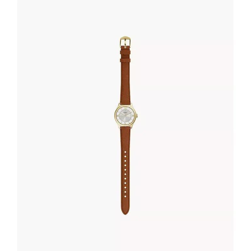 Fossil Gilmore Three-Hand Brown Leather Women's Watch