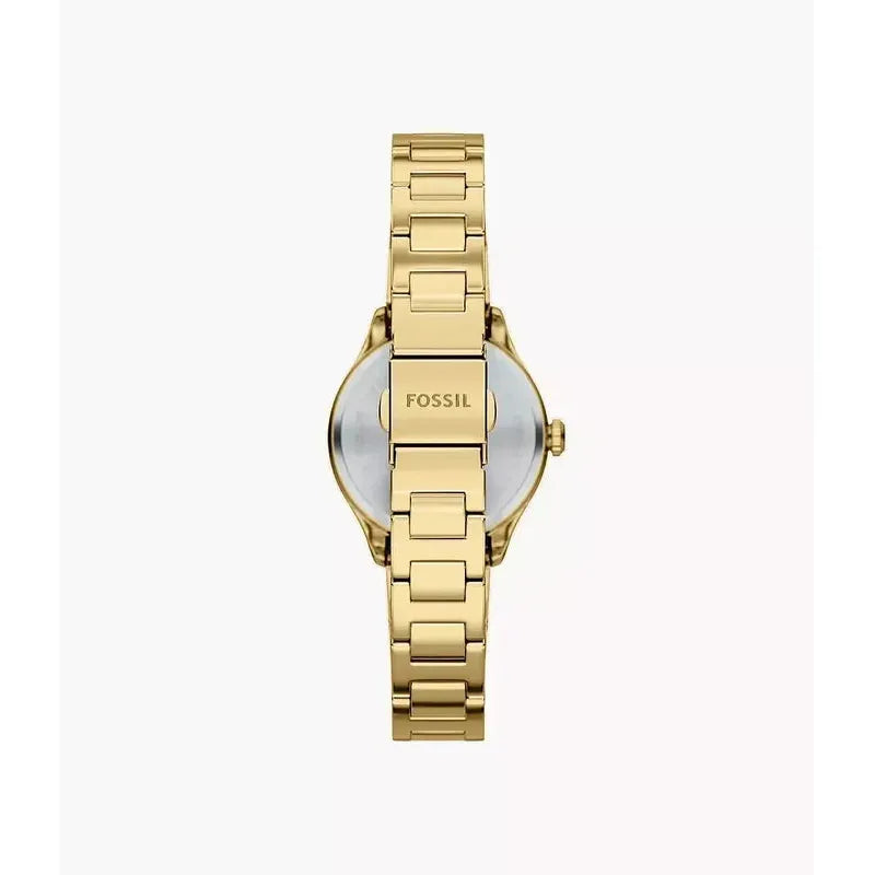 Fossil Gilmore Three-Hand Gold-Tone Stainless Steel Women's Watch