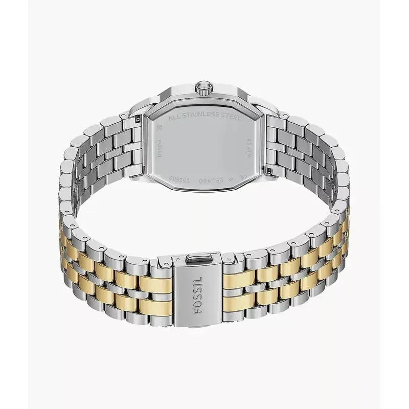 Fossil Harlow Three-Hand Two-Tone Stainless Steel Women's Watch