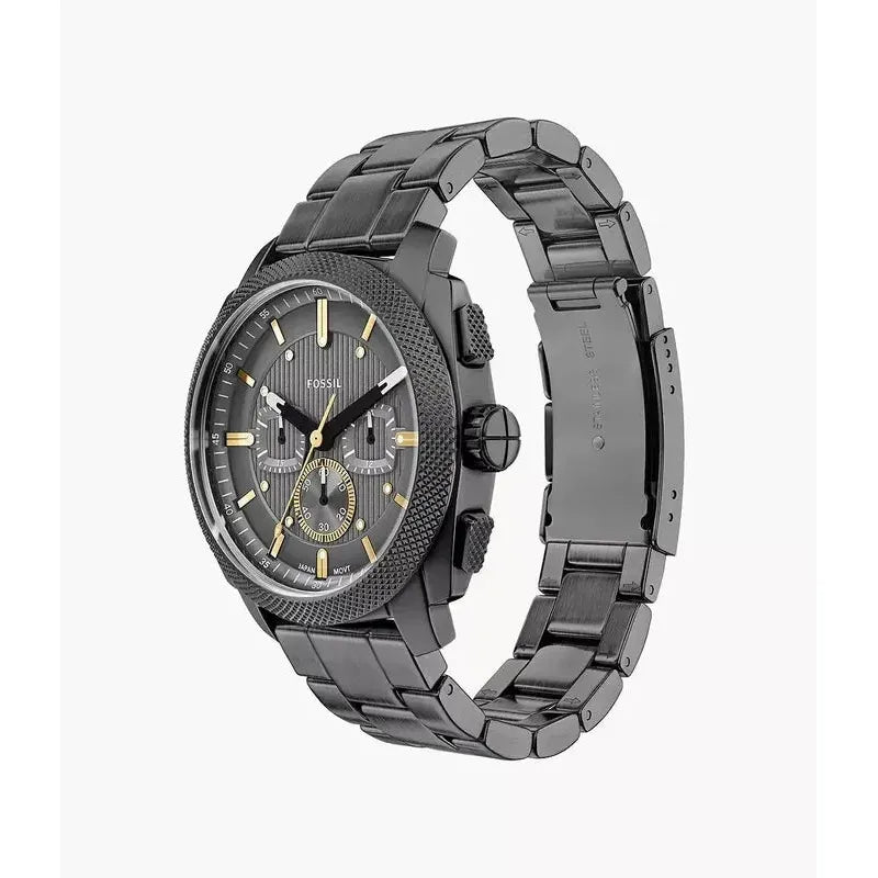 Fossil Machine Chronograph Smoke Stainless Steel Men's Watch