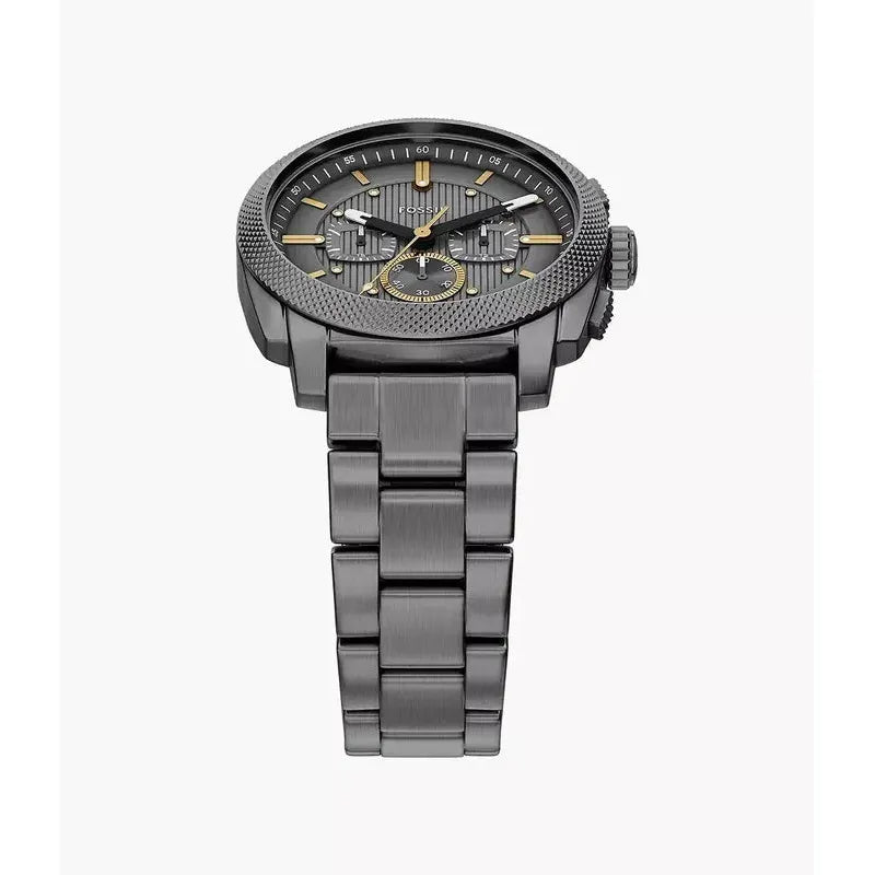 Fossil Machine Chronograph Smoke Stainless Steel Men's Watch