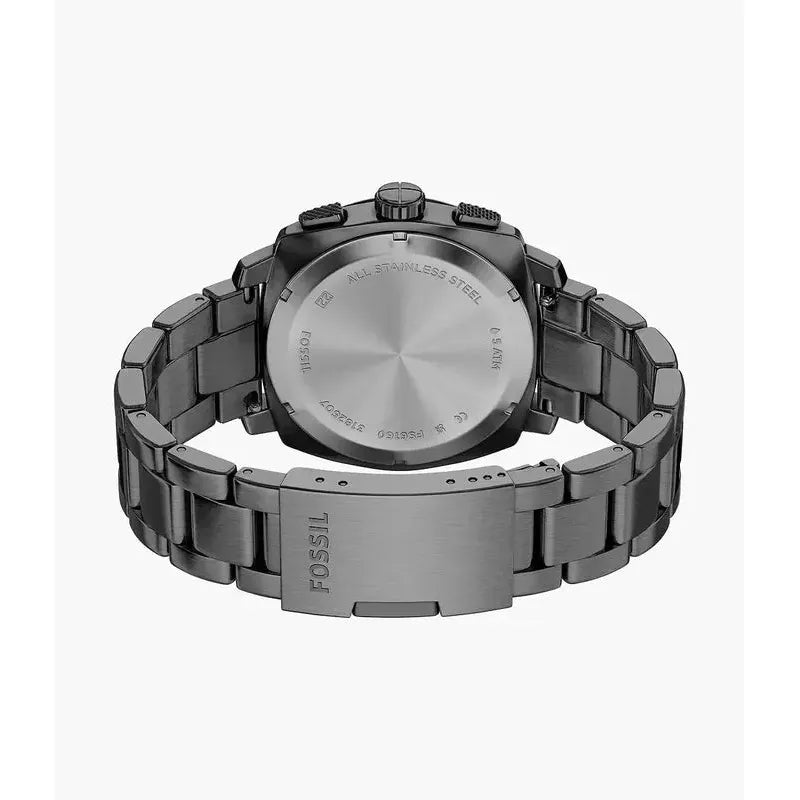 Fossil Machine Chronograph Smoke Stainless Steel Men's Watch