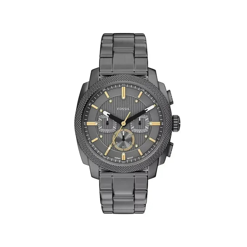 Fossil Machine Chronograph Smoke Stainless Steel Men's Watch