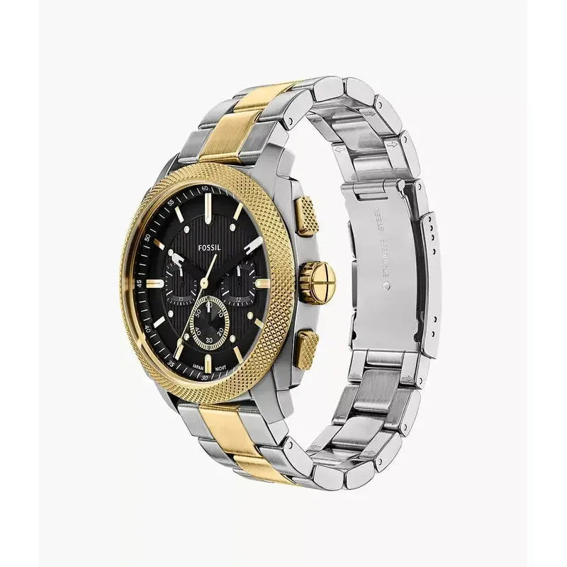 Fossil Machine Chronograph Two-Tone Stainless Steel Men's Watch