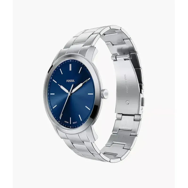 Fossil Minimalist Three-Hand Stainless Steel Men's Watch