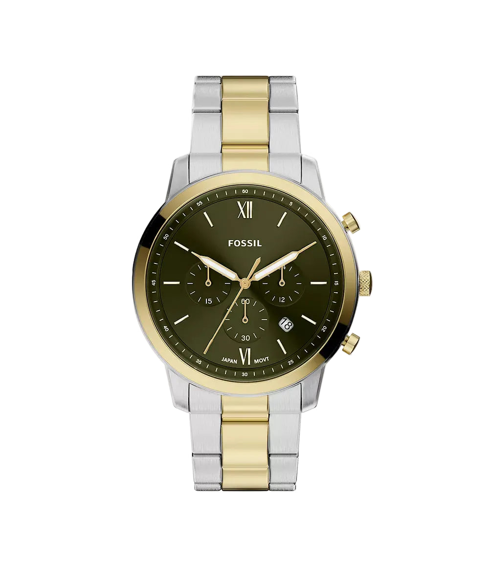 Fossil Neutra Chronograph Two-Tone Stainless Steel Men's Watch