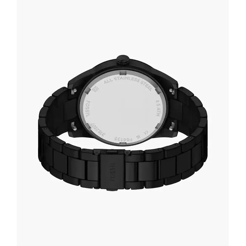 Fossil Pearson Multifunction Black Stainless Steel Men's Watch