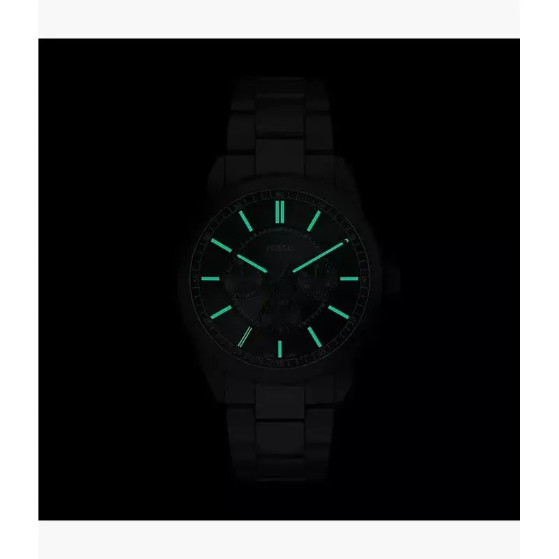 Fossil Pearson Multifunction Black Stainless Steel Men's Watch