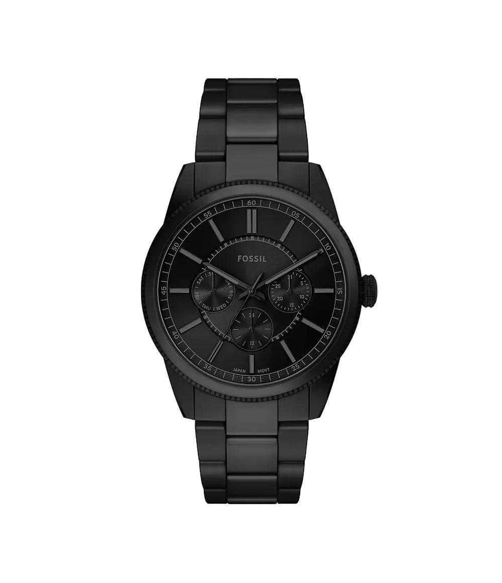 Fossil Pearson Multifunction Black Stainless Steel Men's Watch