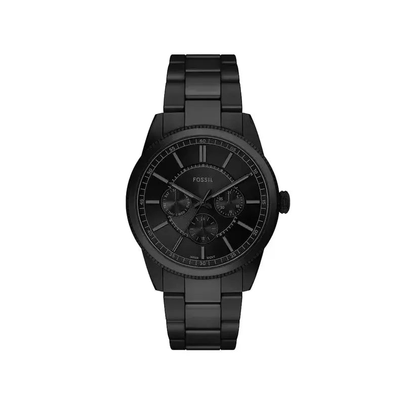 Fossil Pearson Multifunction Black Stainless Steel Men's Watch