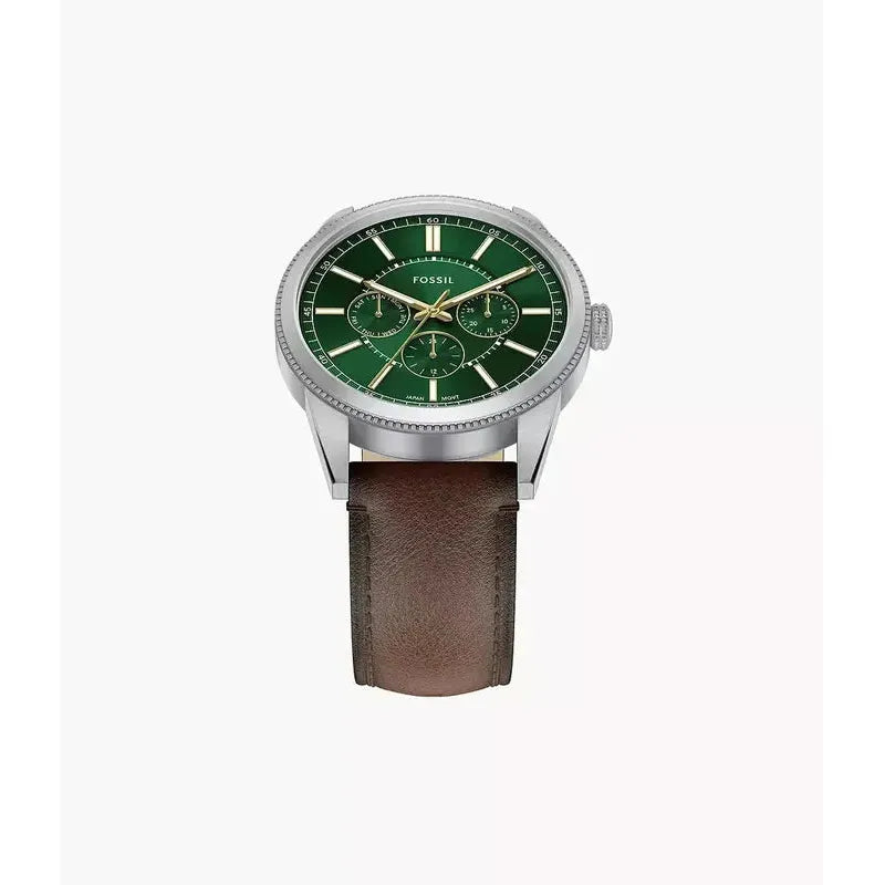 Fossil Pearson Multifunction Brown Leather Men's Watch