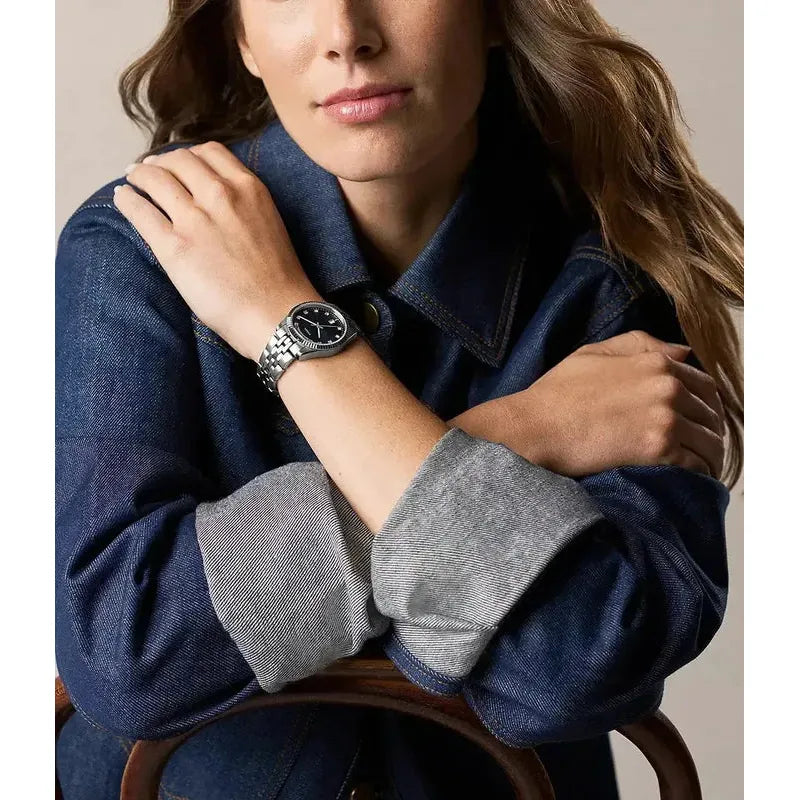 Fossil Scarlette Three-Hand Day-Date Stainless Steel Women's Watch